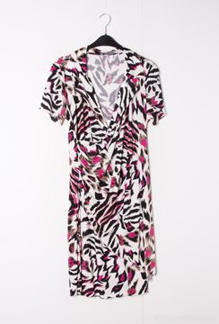 Picture of CURVY GIRL STRAIGHT WRAP OVER DRESS